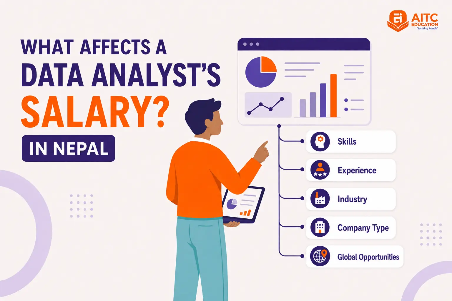 Factors affecting data analyst salary in Nepal