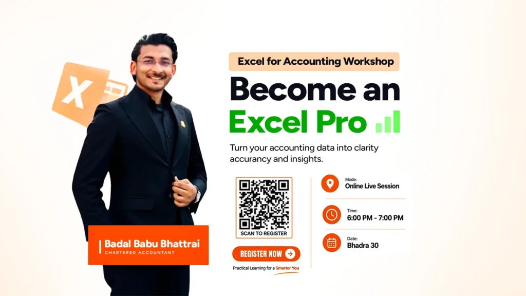 Practical Excel Workshop for Accounting Professionals by Badal Babu Bhattarai [AITC Education workshop]