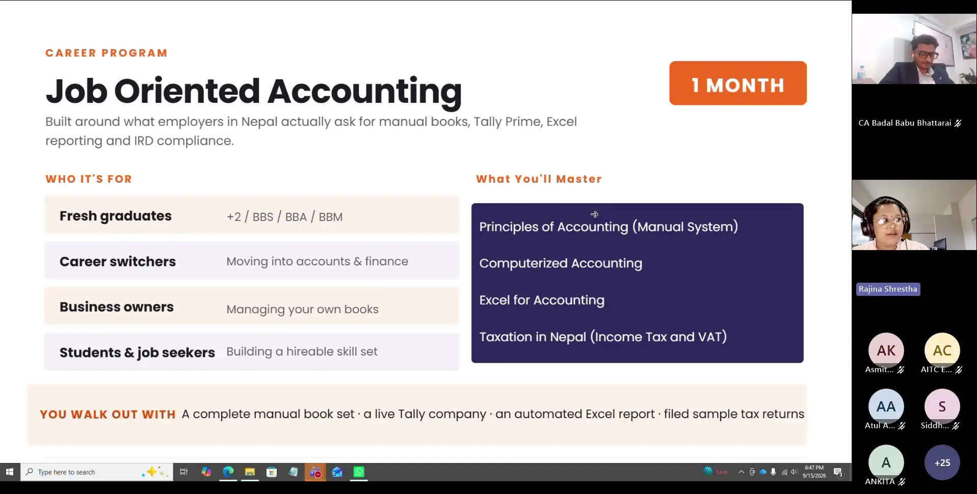 Practical Excel Workshop for Accounting Professionals 5