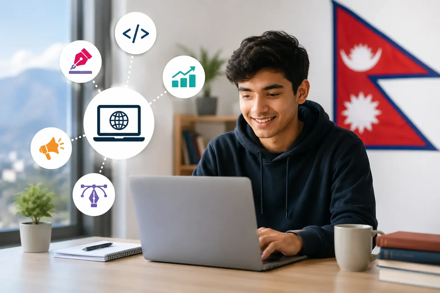How Students Can Earn Online in Nepal with IT Skills?