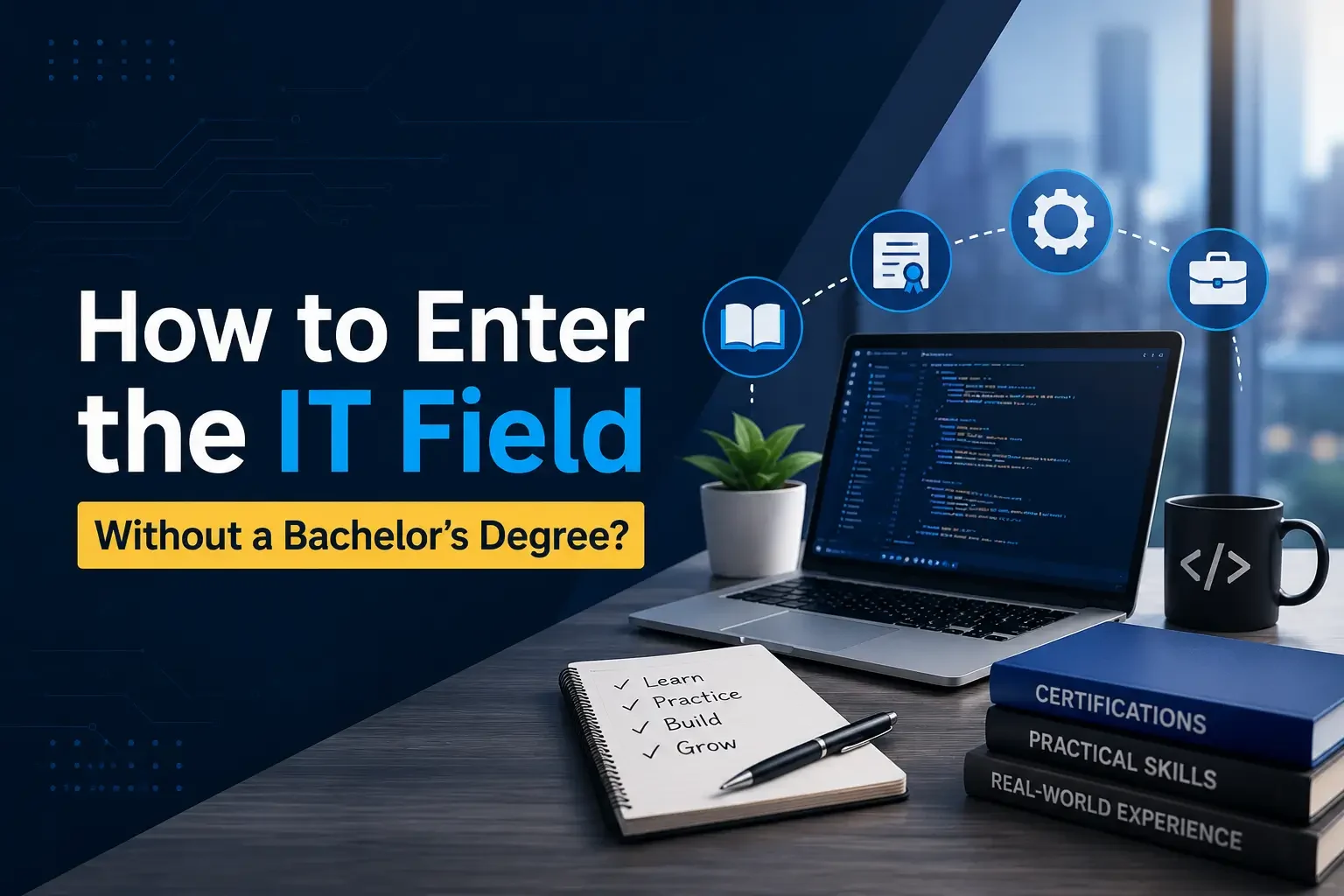 How to enter IT field without bachelors degree